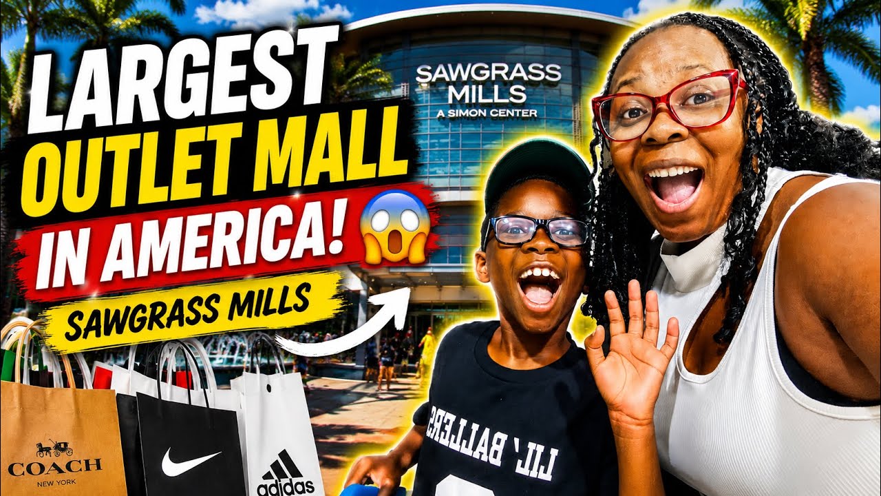 We Visited the Largest Outlet Mall in America! 😱 | Sawgrass Mills 🛍️