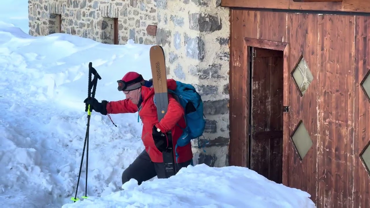 Descente du refuge Bonatti, 17 mars 2026