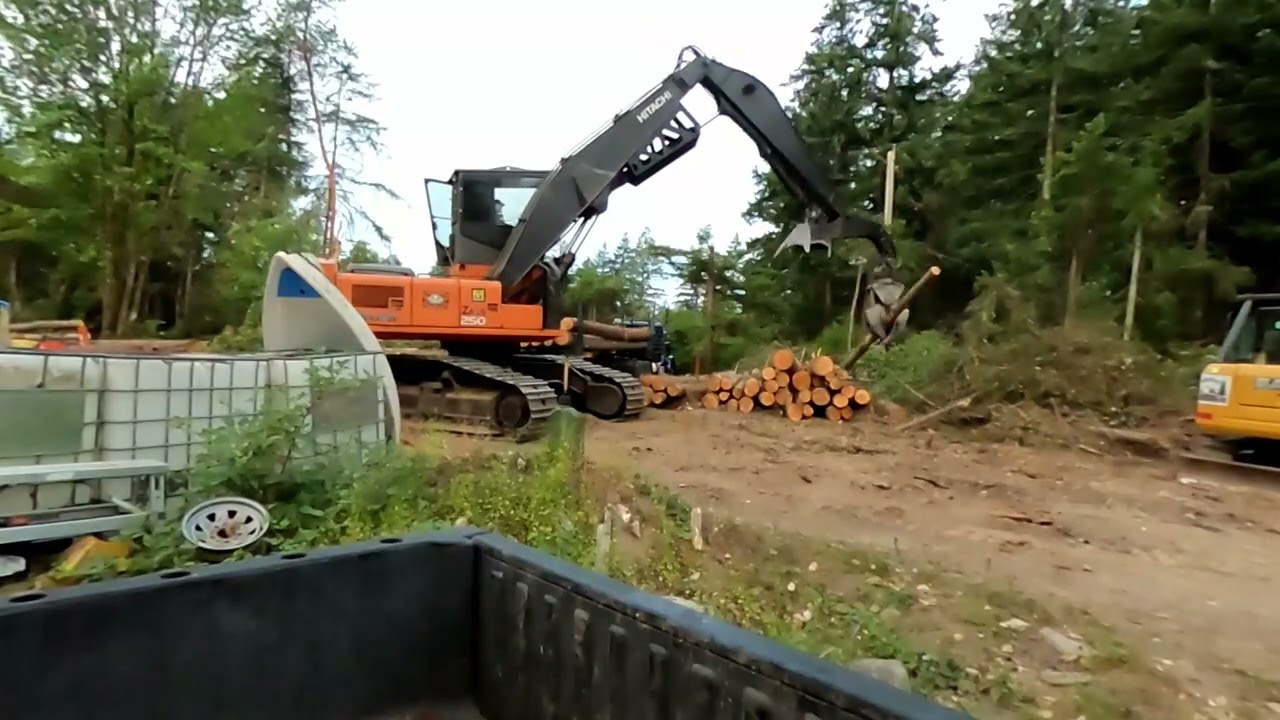Logging, heavy back leaner and sending out a load to the mill