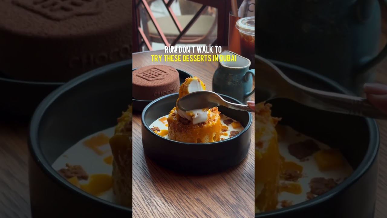 Run! don&rsquo;t walk to try these Desserts in Dubai! 📍Chocomelt, Dubai Mall #trending #ytshorts #food