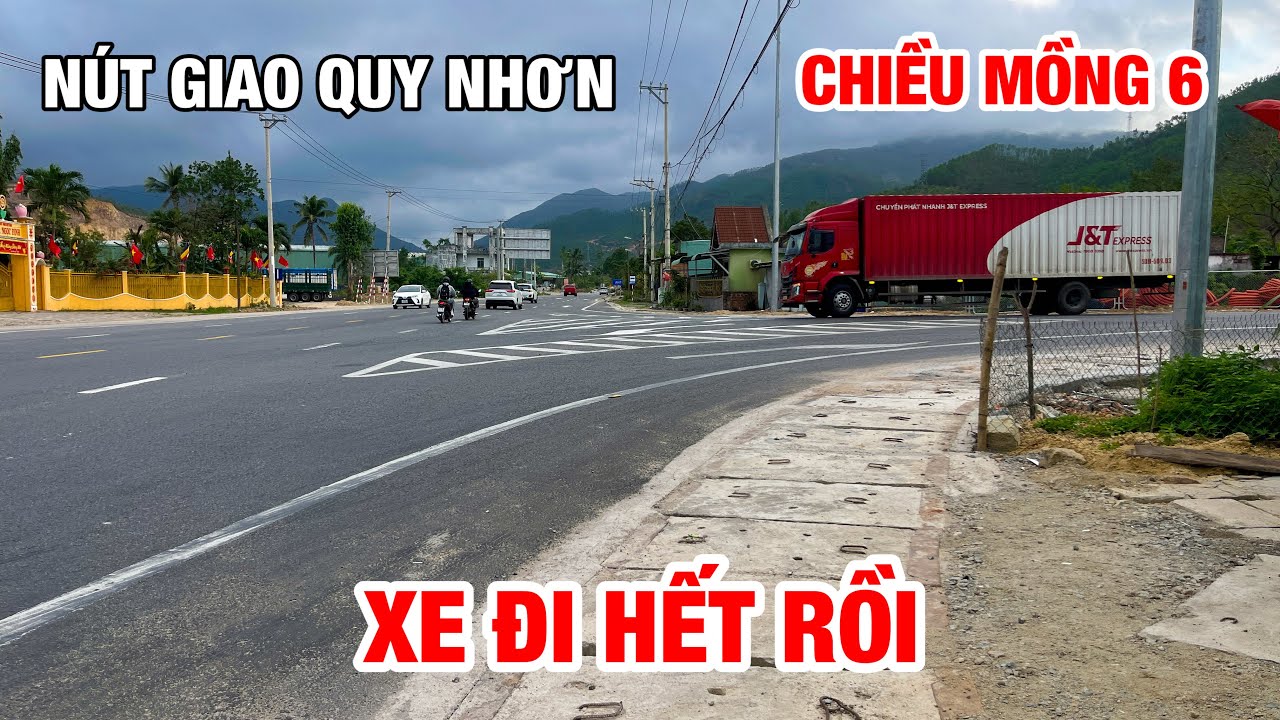 XE QUA QUỐC LỘ 1A CHIỀU MỒNG 6 | XE ĐI HẾT RỒI