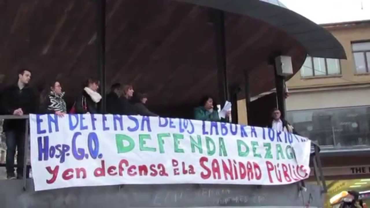 Manifestación contra desmantelamiento laboratorios
