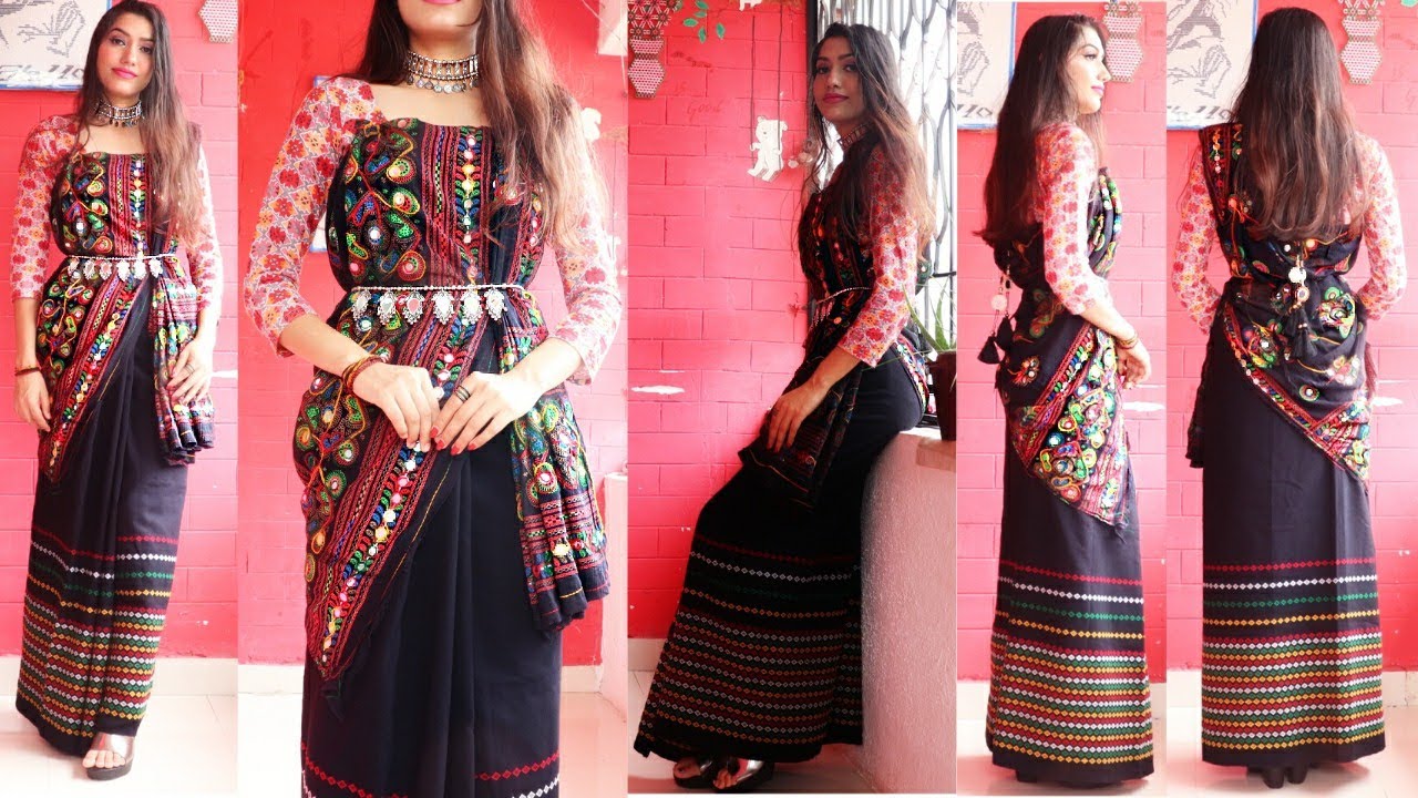 How to wear Lungi with Dupatta in Traditional way