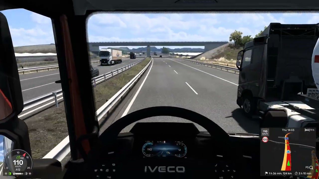 Euro Truck Simulator 2 Delivery rooflights across Spain (11 t) №3