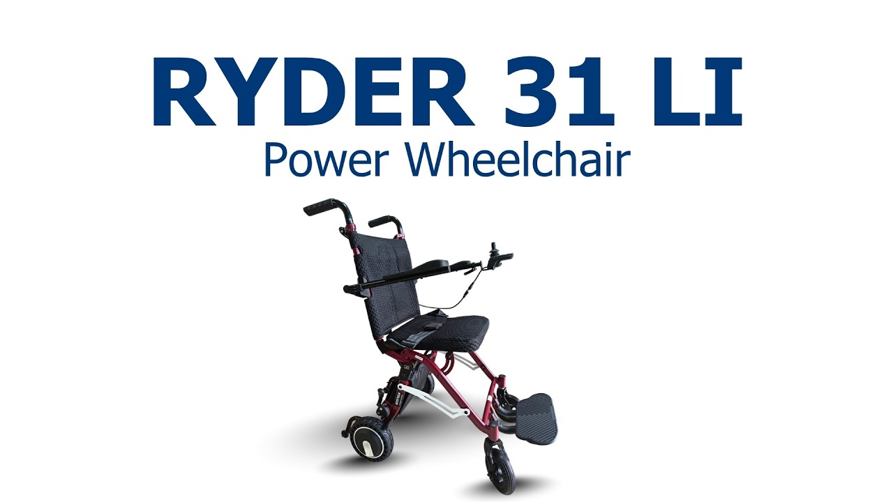 Ryder 31 Li | Ryder 31 Aluminium Lithium Lightweight Electric Wheelchair | Karma Silverlife