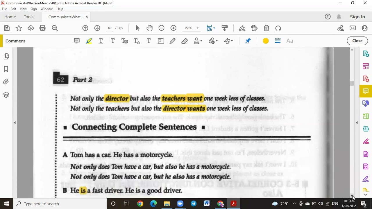 Correllative Conjunctions: Not only.... But also