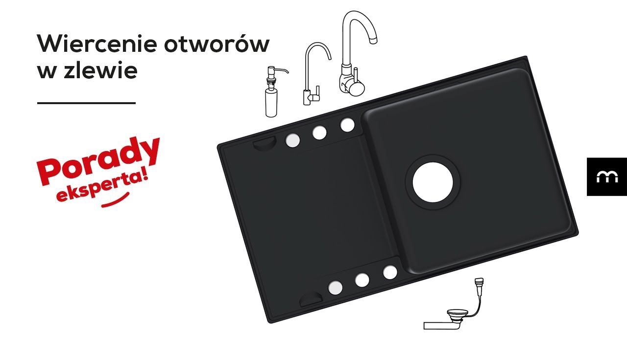 Jak nawiercić otwory w zlewozmywaku granitowym?
