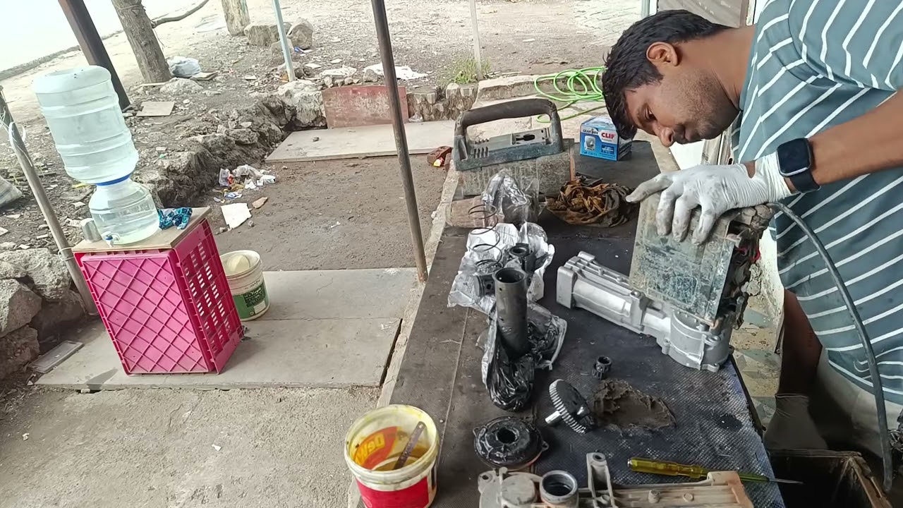 Bosch 11E breaker machine gearbox change repairing part 1
