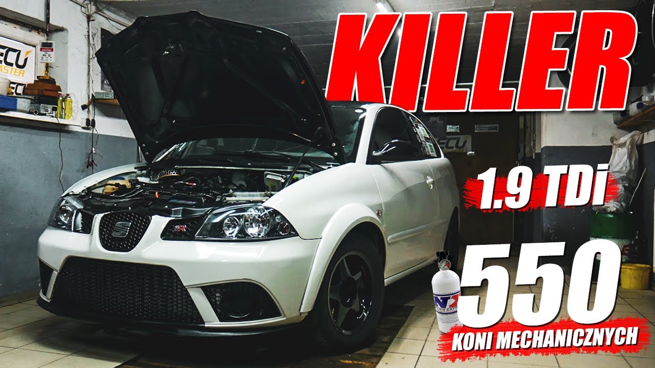 Seat Ibiza 1.9 TDi 550 Koni z NITRO - KILLER w przebraniu