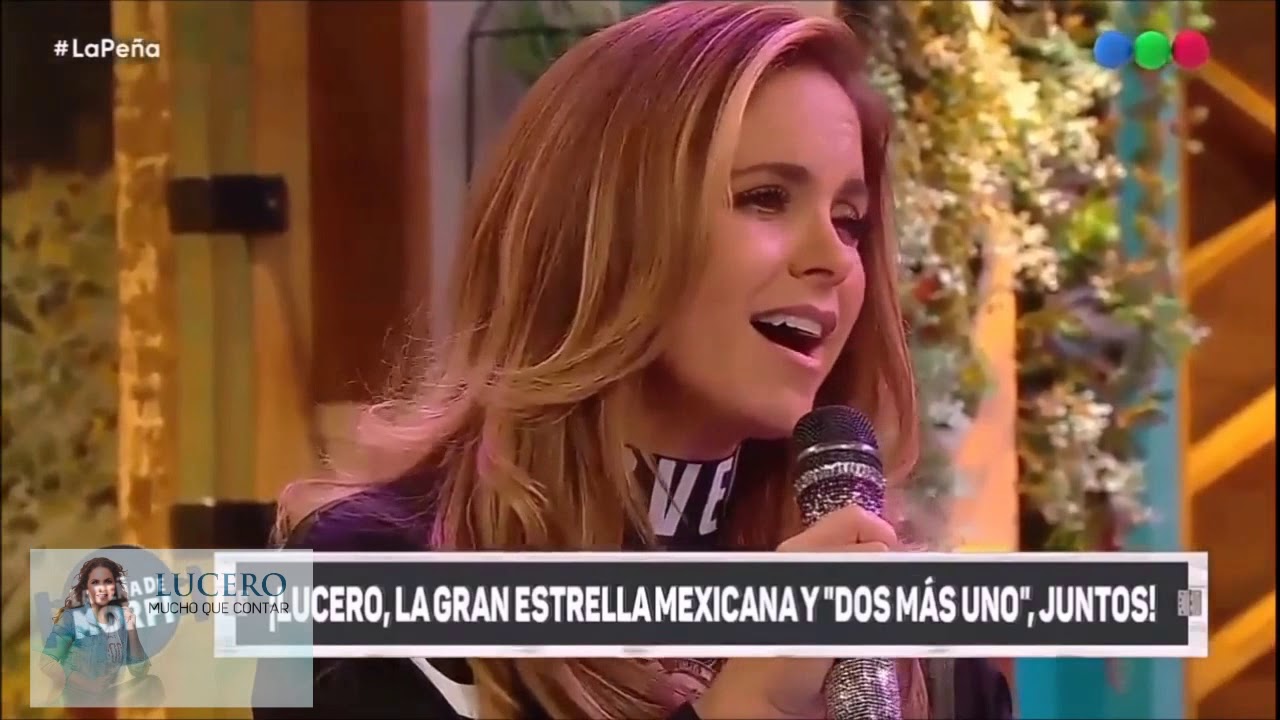 LUCERO canta En la Peña de Morfi 