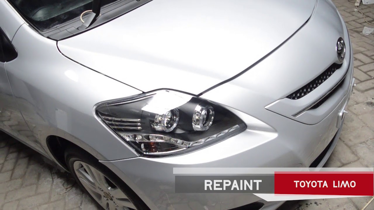 Cat body mobil, Body repair dan Restorasi mobil Vios Limo - Autobless Surabaya