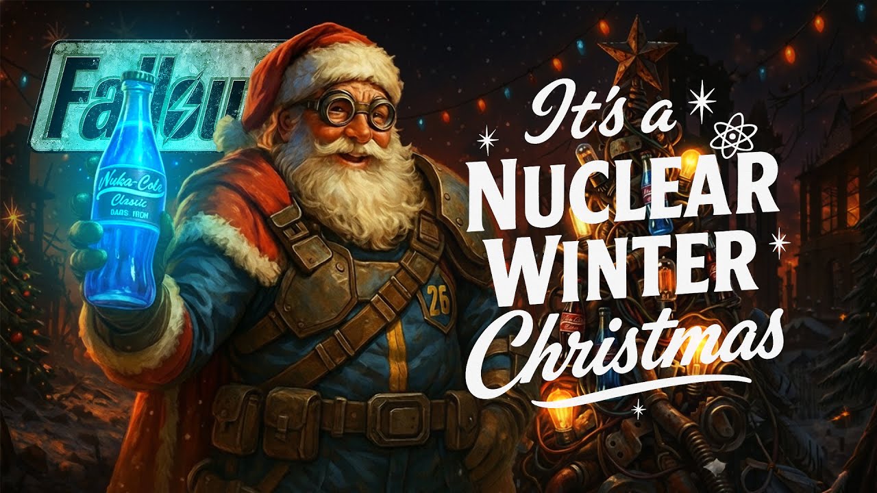 Cozy Post-Apocalyptic Christmas 🎄 Fallout-Style Winter Ambience