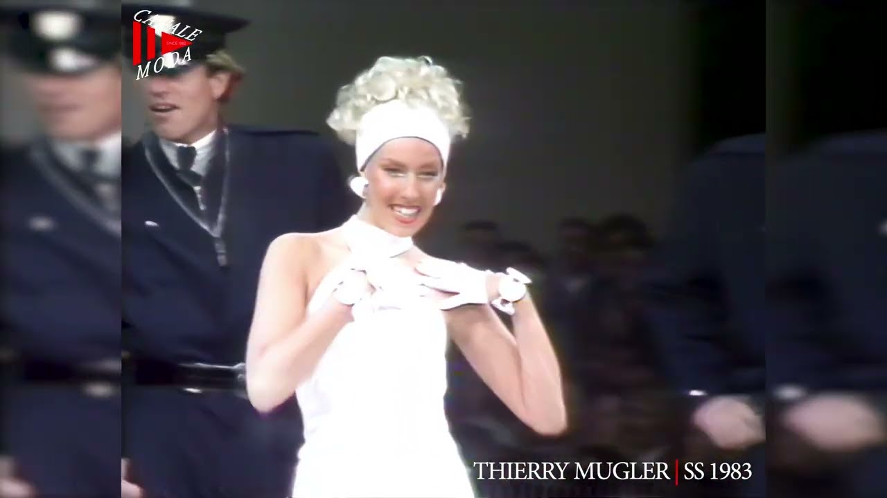 Тьерри Мюглер, весна-лето 1983, Париж, 4K - Canale Moda