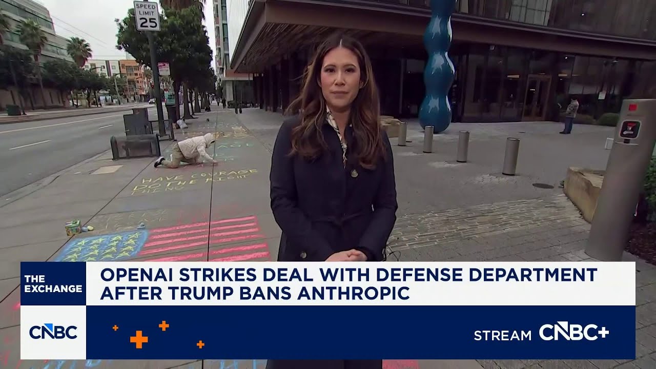 OpenAI strikes deal with Defense Department after Trump bans Anthropic