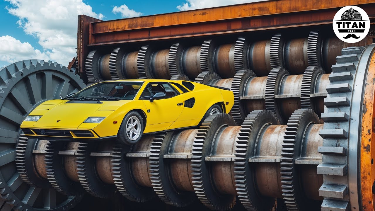 Most Insane Shredding Machines That Destroy Everything | Fastest Car Crushers in Action! #12