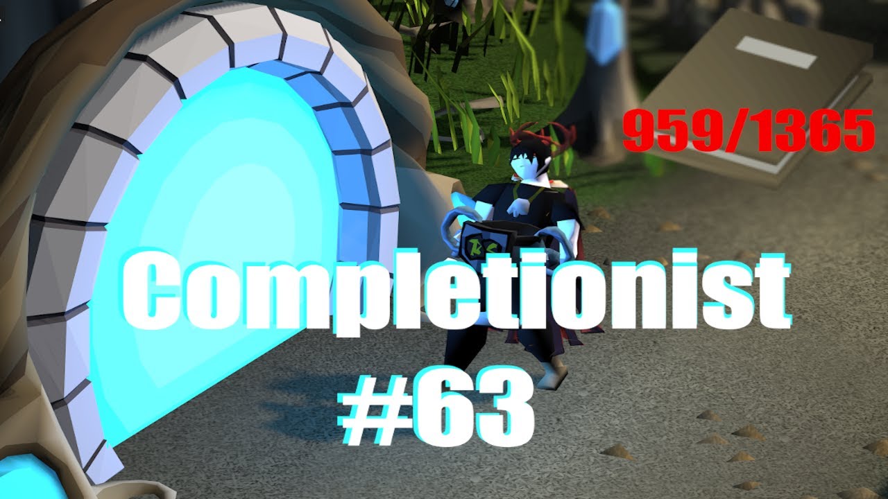 Completionist 63 - Collection Log & Combat Diaries