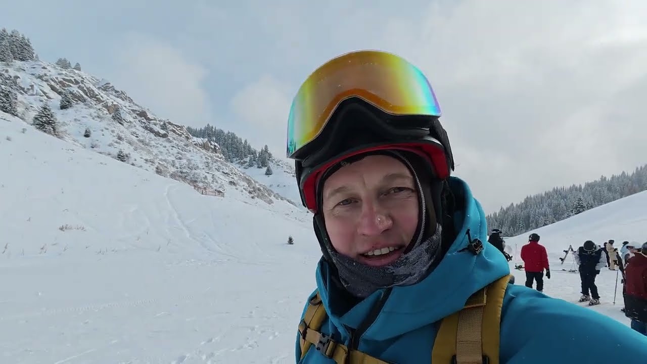 Aqtas. First try. #almaty #kazakhstan #snowboarding #aqtas