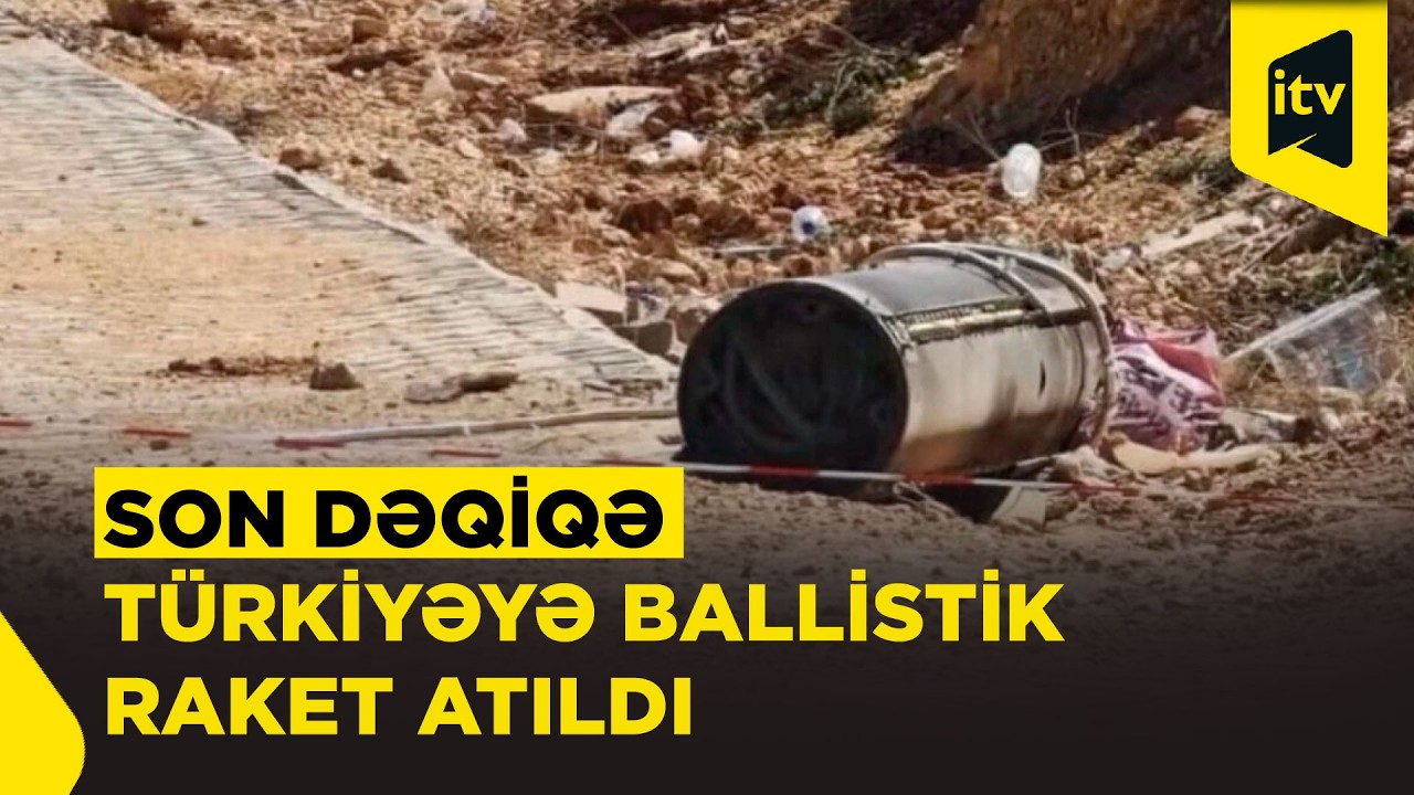 Türkiyə hava məkanına daxil olan ballistik raket zərərsizləşdirilib