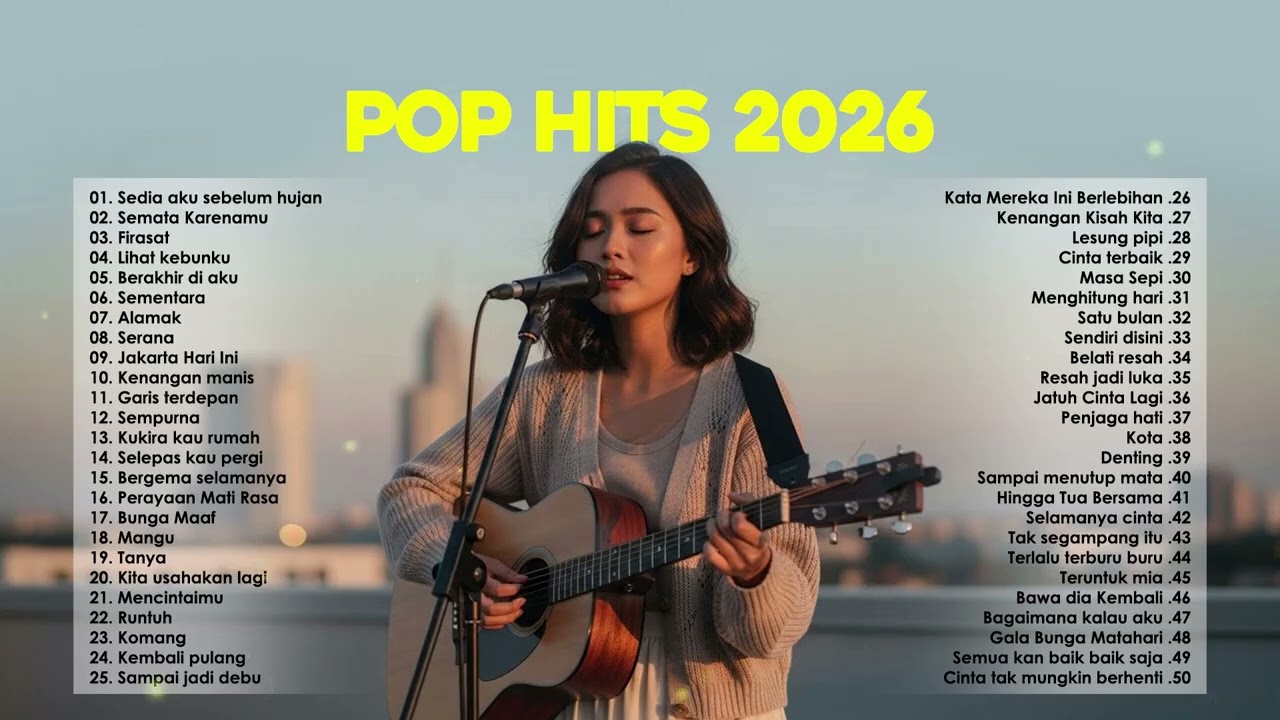 Pop Hits Indonesia 2026 — Full Album Cover Santai🍃 | Santai, Adem & Enak Didengar 🤍🎧