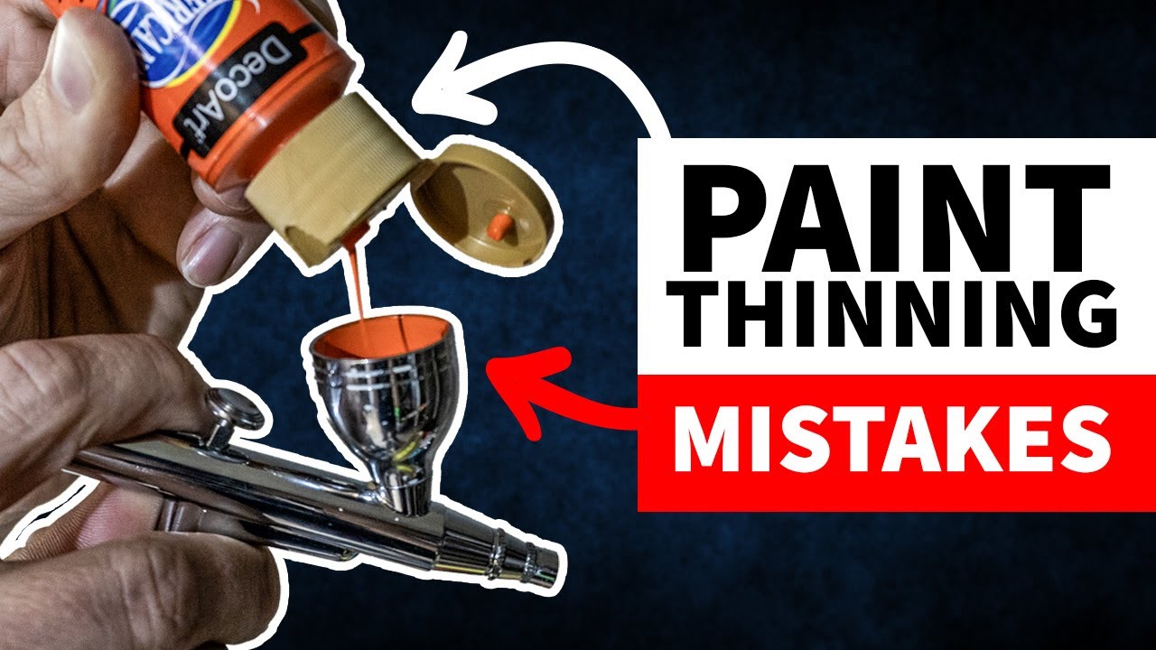 Common Airbrush Paint Thinning Mistakes