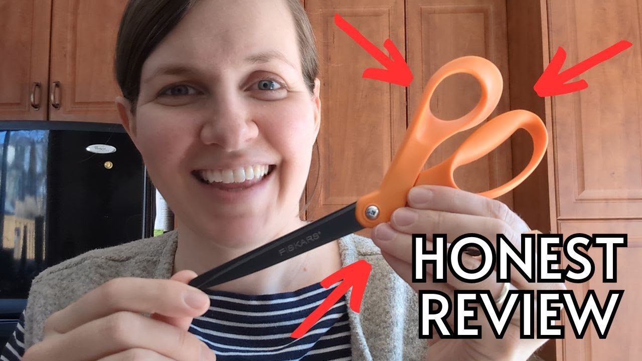 FAST REVIEW & DEMO - Fiskars Non-Stick Scissors