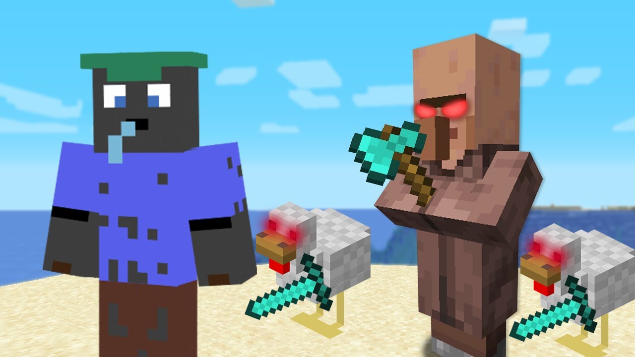 Minecraft, НО ВСЕКИ МОБ Е АГРЕСИВЕН!! Minecraft Challenge