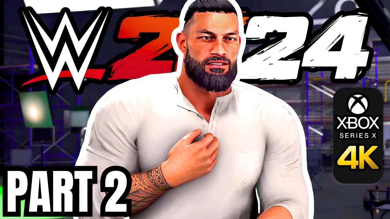 WWE 2K24 MyRISE Undisputed Walkthrough - PART 2 - No Commentary Xbox Series X (4K 60FPS)