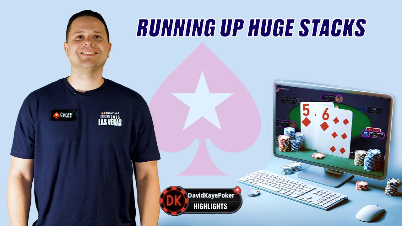 Running Up HUGE Stacks | Poker Vlog #854
