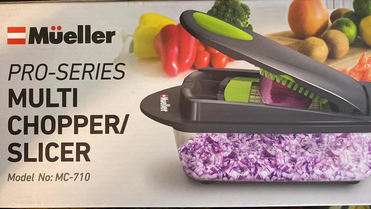 Обзор мультиизмельчителя/слайсера Mueller Pro Series