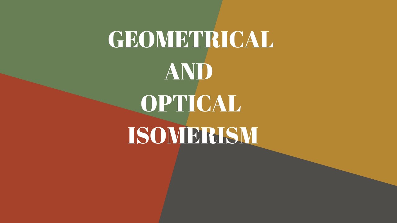 Geometrical and Optical isomerism|NCERT CBSE CHEMISTRY CLASS  XII