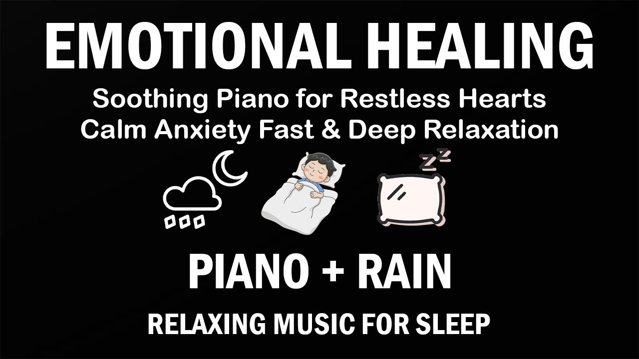 Soft Night Piano for Anxious Minds 🎹 Deep Relaxation & Restful Sleep | Calm Anxiety Fast