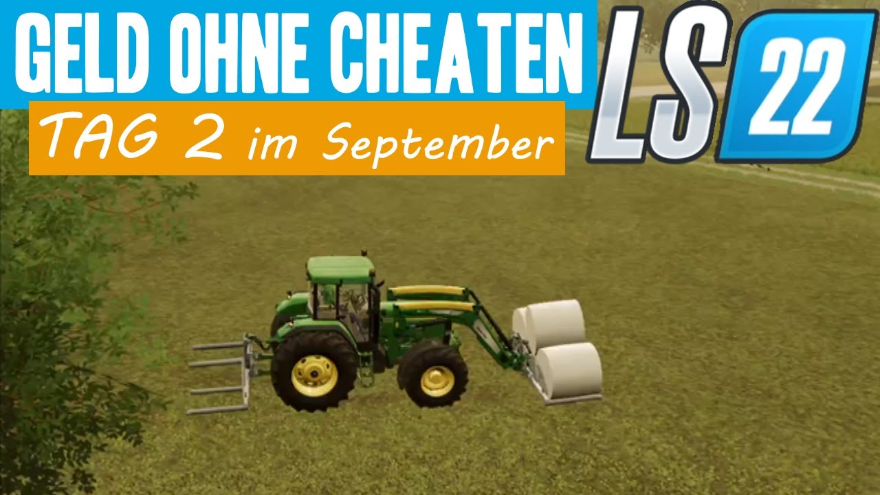 ➡️LS22 TAG 2: OHNE cheaten schnell Geld verdienen! Neue Gebäude und neue Tiere im September