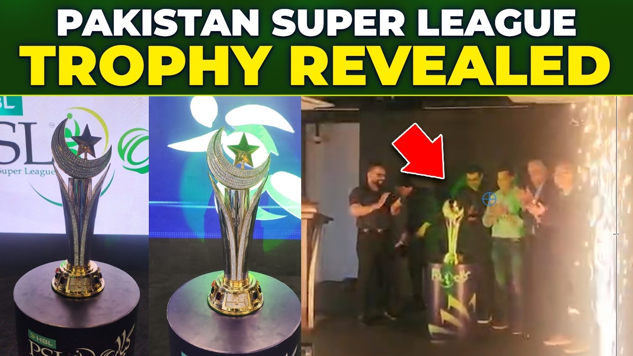 Pakistan Super League Season 11 Trophy Revealed