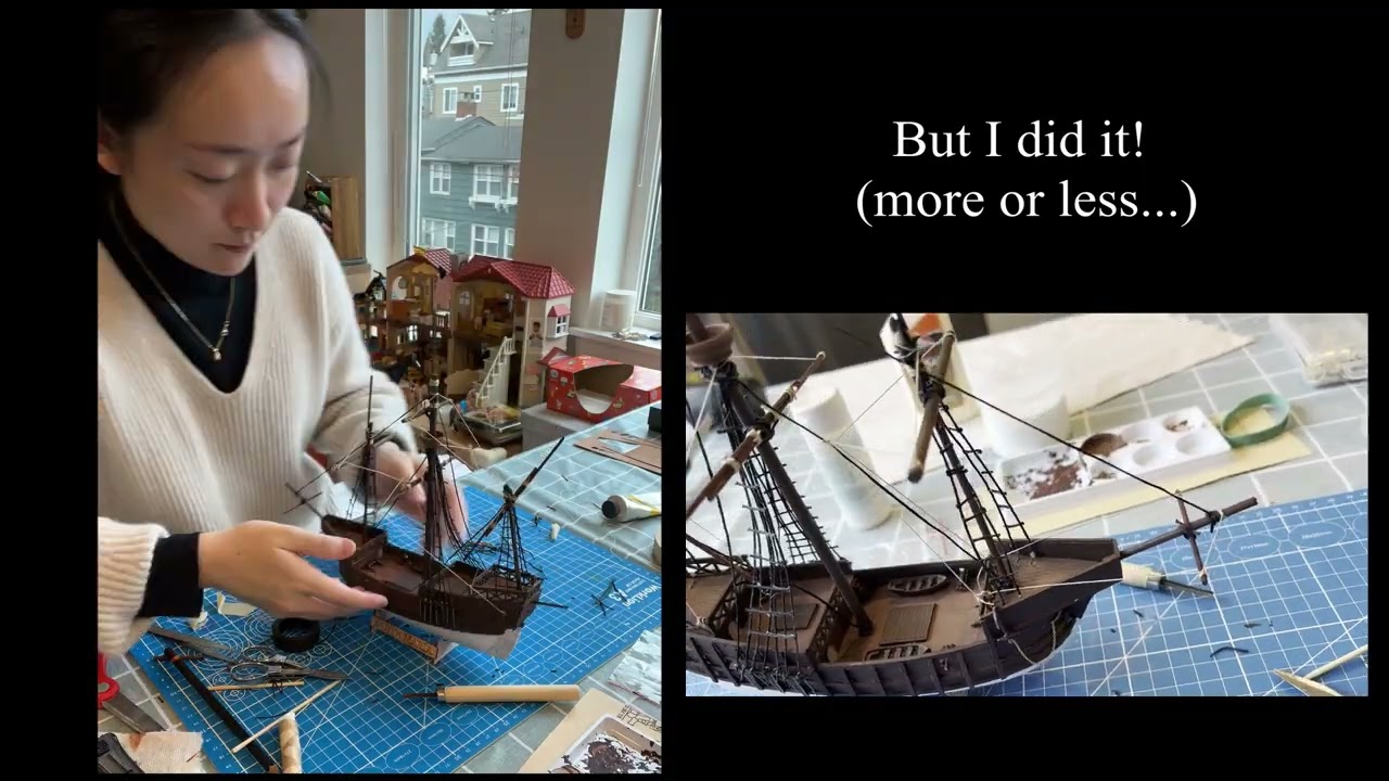 1:106 Caravel Model - Mini Mamoli MM02 Santa Maria 1492