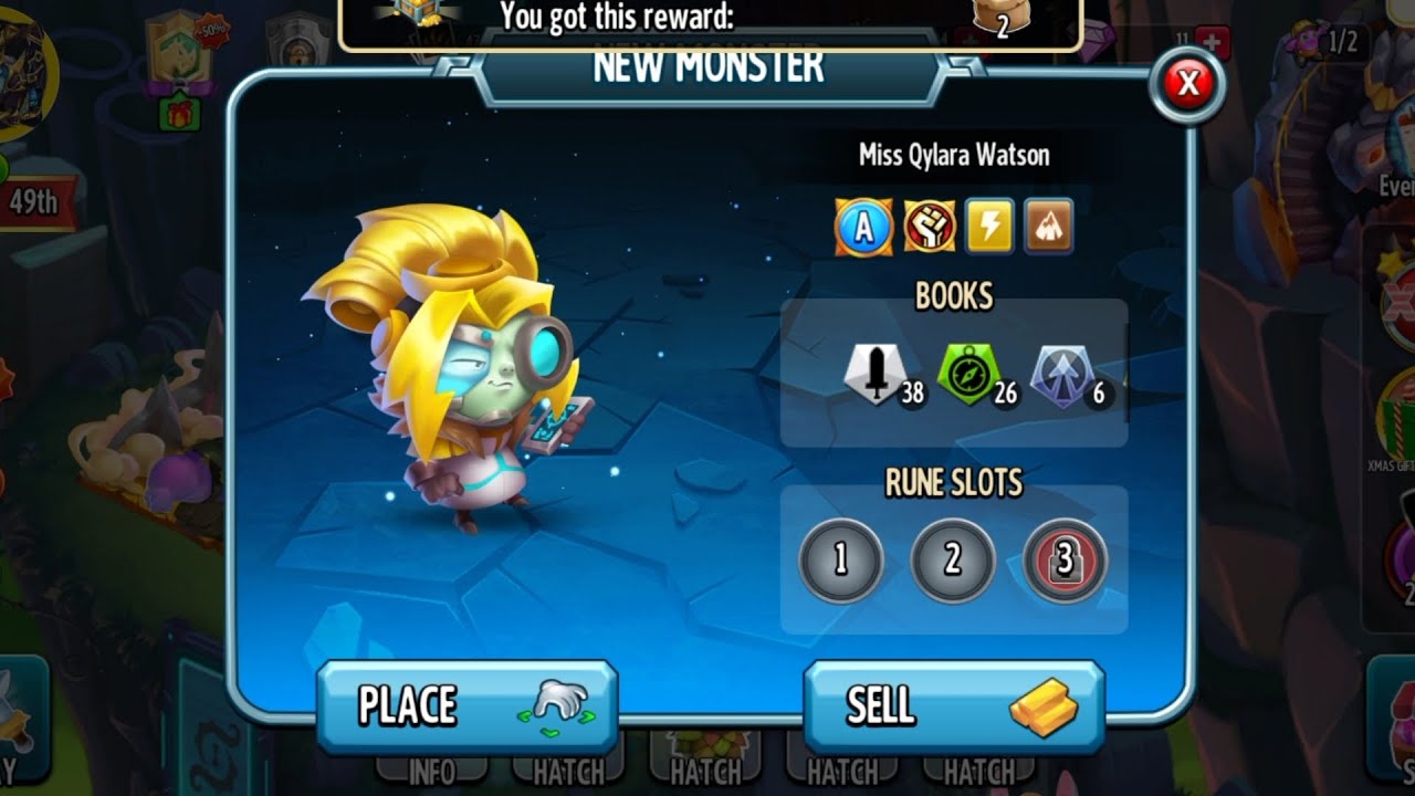 Hatching Miss Qylara Watson finally | Monster legends gameplay 
