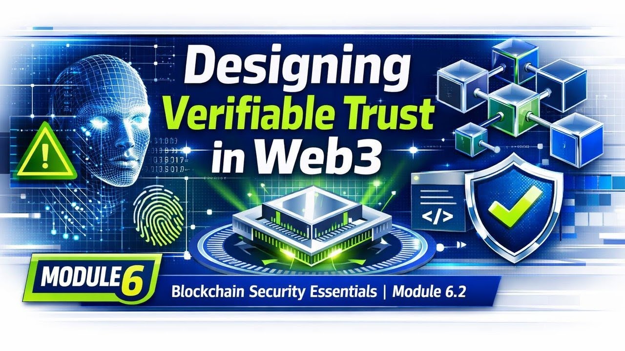 Designing Verifiable Trust in Web3: Blockchain Security Essentials | Module 6.2