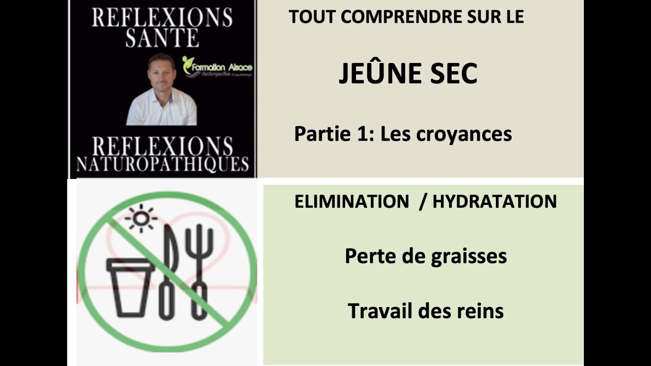 LE JEÛNE SEC : En finir avec certaines croyances