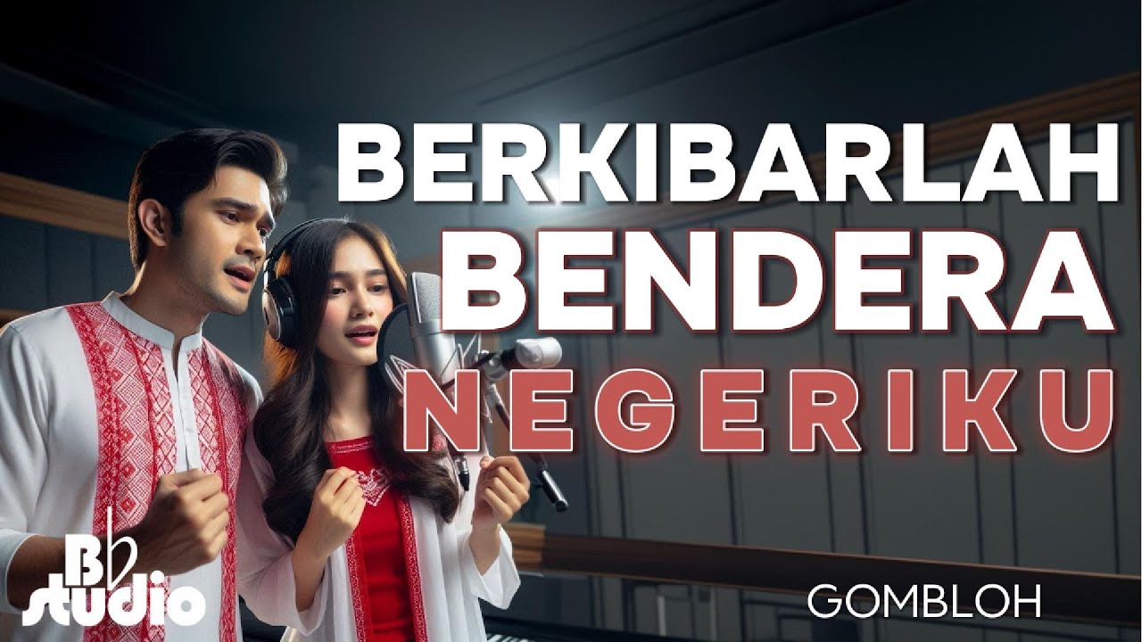 [HUT RI] BERKIBARLAH BENDERA NEGERIKU - Gombloh Cover Piano Duet Cowok & Cewek + Lirik | Bes Studio