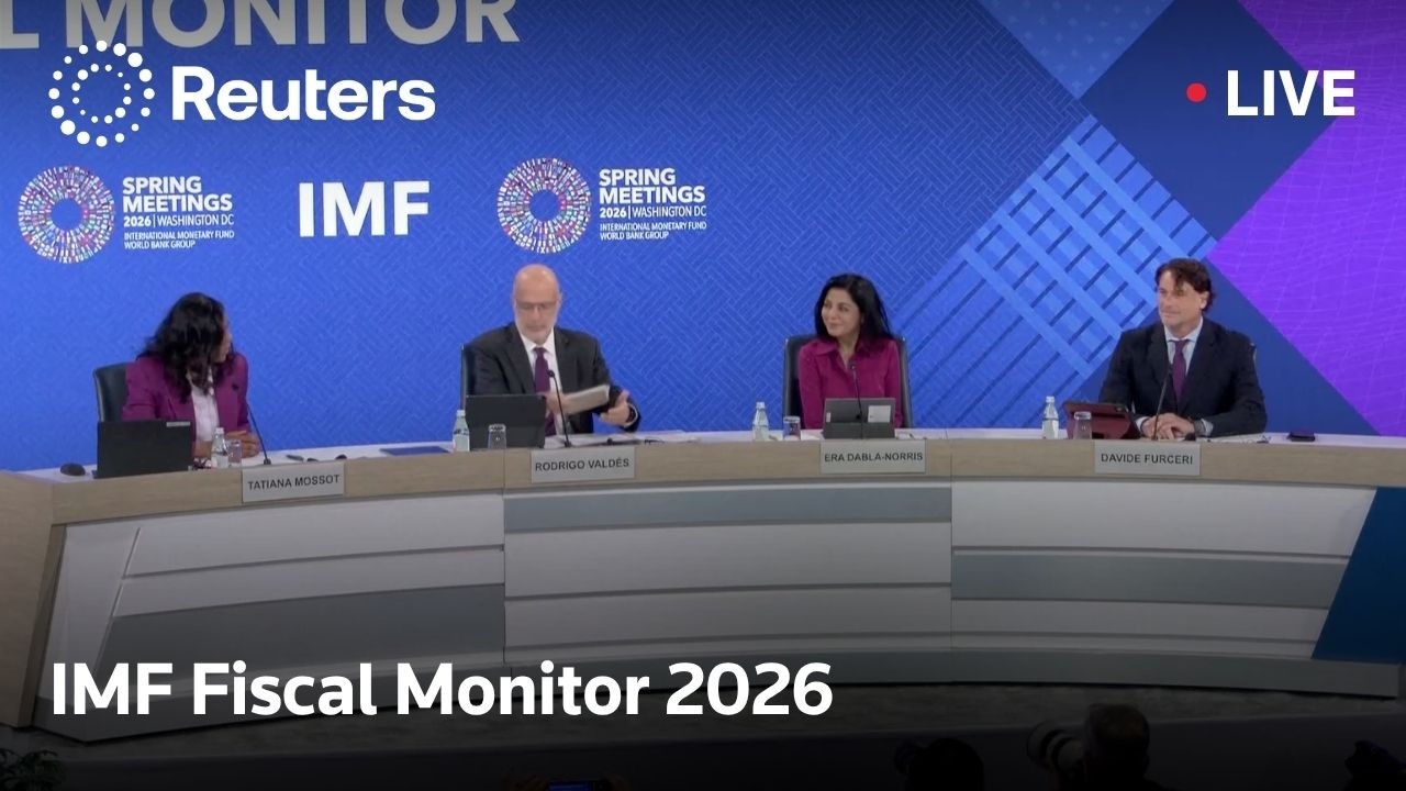 Прямая трансляция: Пресс-конференция МВФ по фискальному мониторингу 2026 года.