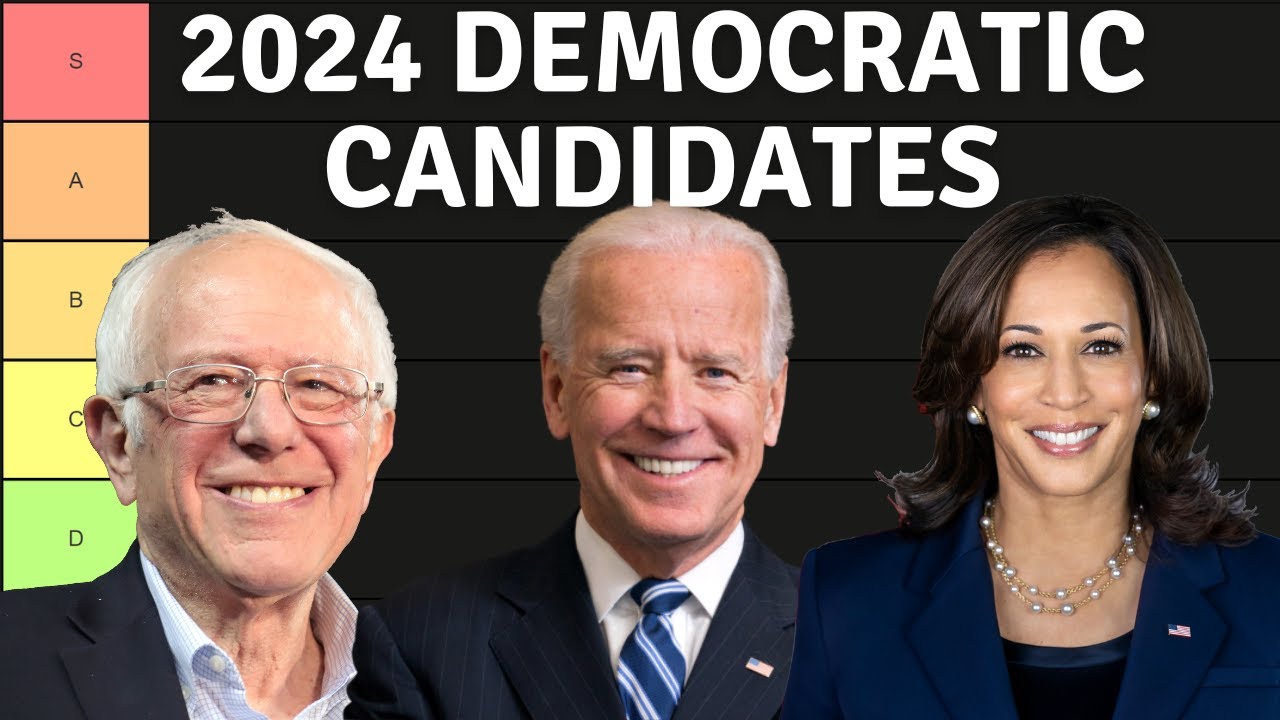 2024 Democratic Primary Candidates Tier List