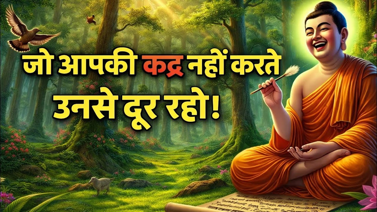 जो तुम्हारी कद्र नहीं करता, उससे दूर कैसे रहे best buddhist motivation quotes for success in life