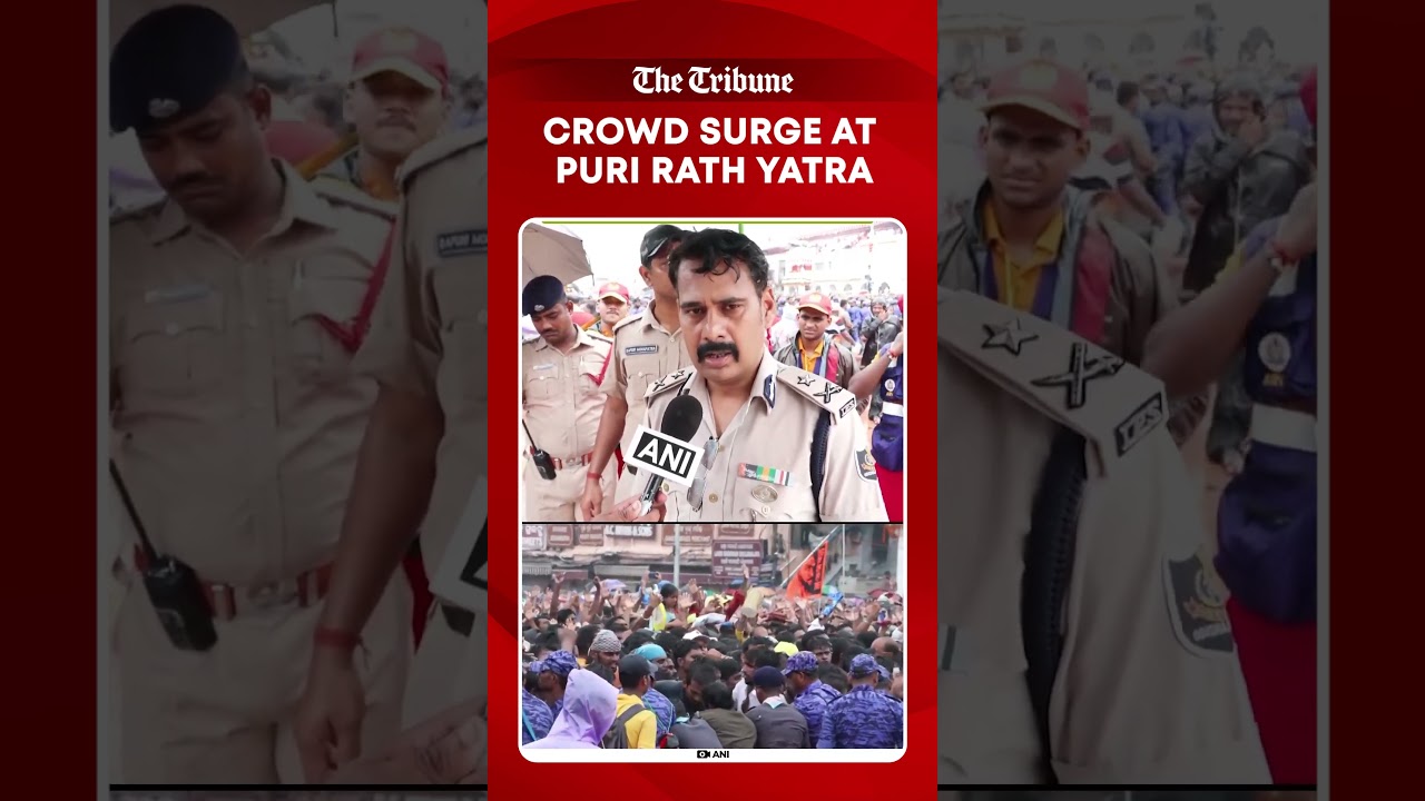 Several devotees injured amid massive crowd during Puri Jagannath Rath Yatra 2026.