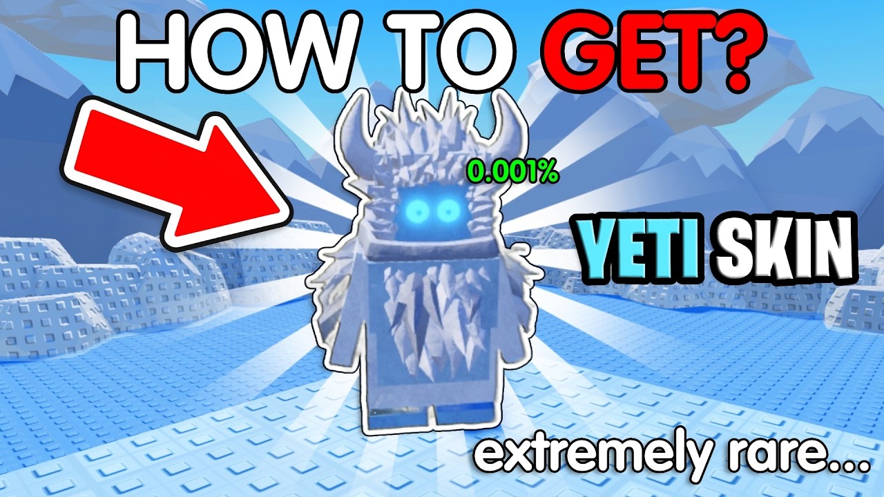 Как получить скин пингвина *YETI* в Roblox Knockout 🐧 (чрезвычайно редкий)