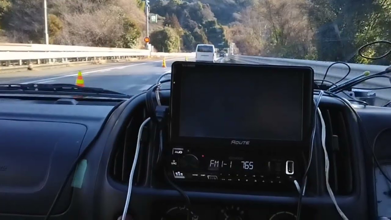FMラジオ遠距離受信テスト（静岡県島田市のFM島田76.5MHz「g-sky」を東名の日本平久能山スマートIC～愛鷹スマートICまで）
