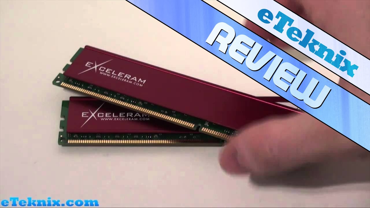Video Review: Exceleram DDR3 PC3-12800 1600MHz 4GB Memory