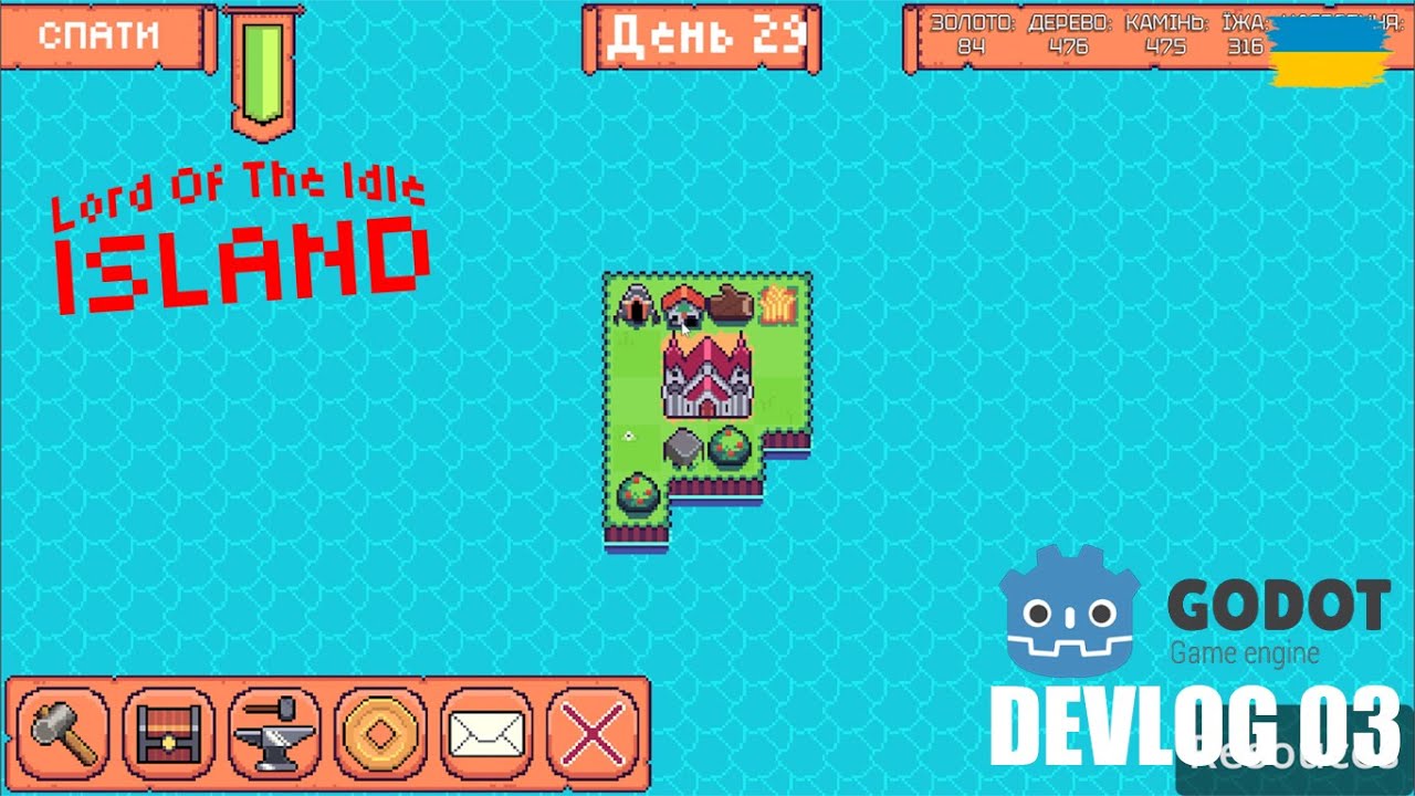 🏰 ТРЕТІЙ ТИЖДЕНЬ РОЗРОБКИ Lord Of The Idle Island ▸ Devlog 03 ▸ SilardBro Games