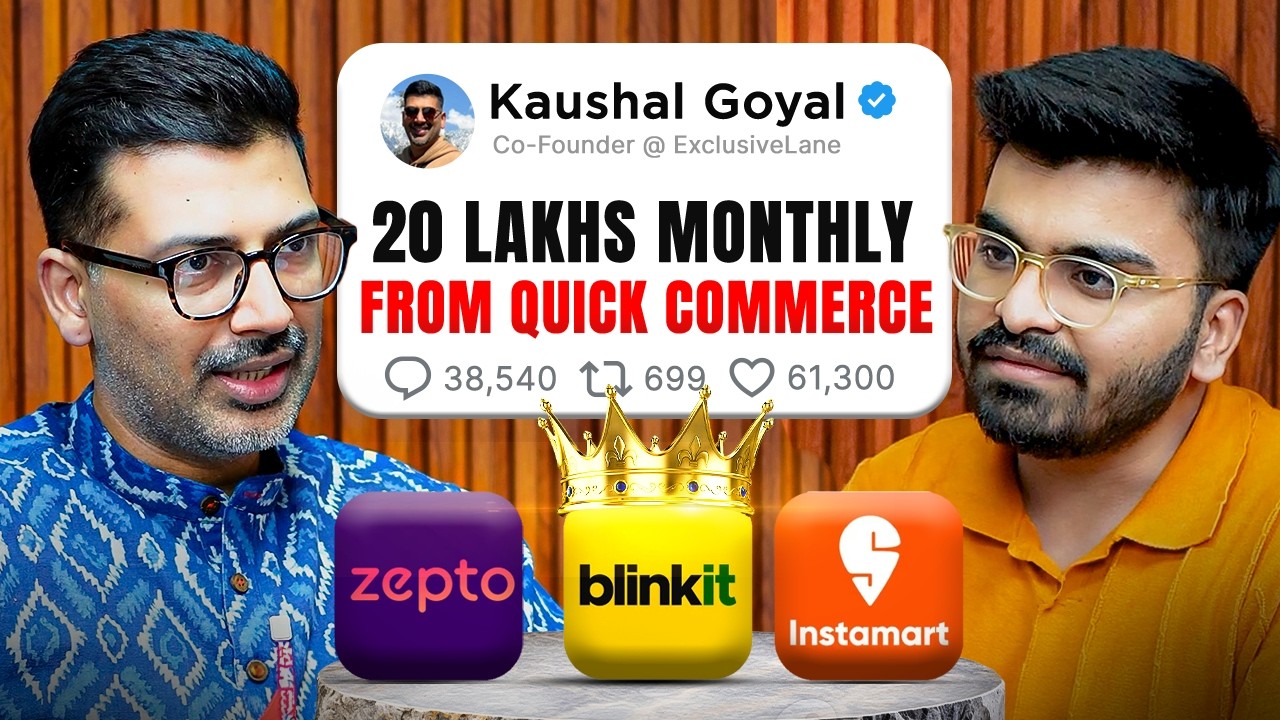 How To Sell On Blinkit Without Running Ads? Quick Commerce Business Kaise Start Kare? D2C Podcast