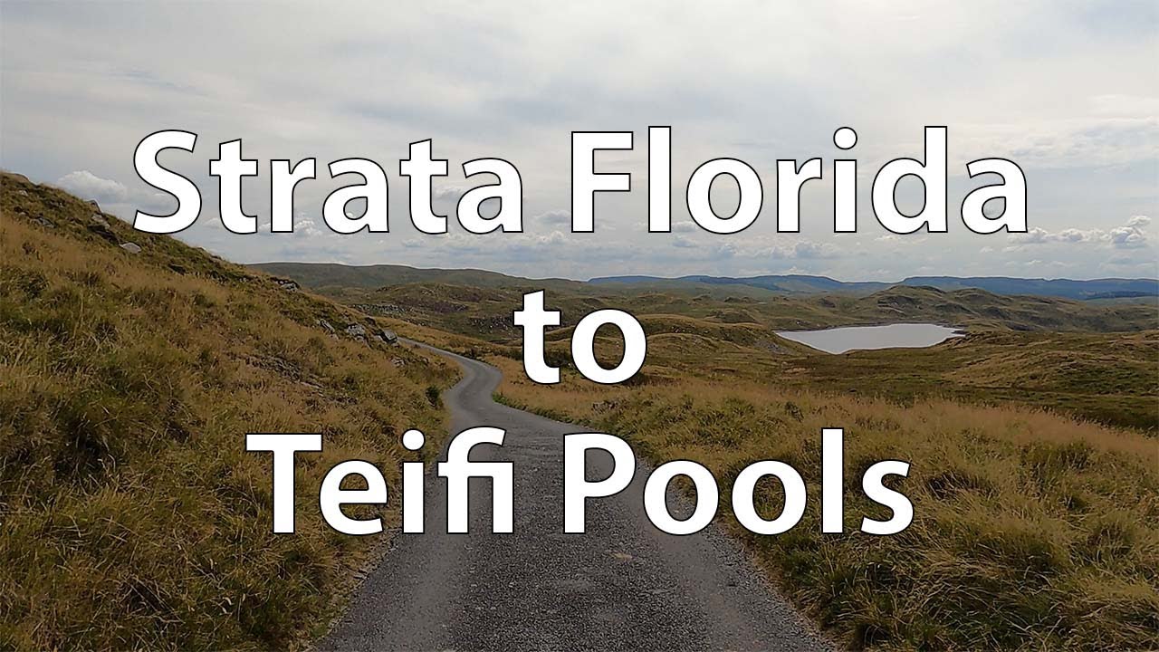 [4K] Driving around West Wales - Strata Florida to Teifi Pools (UK)