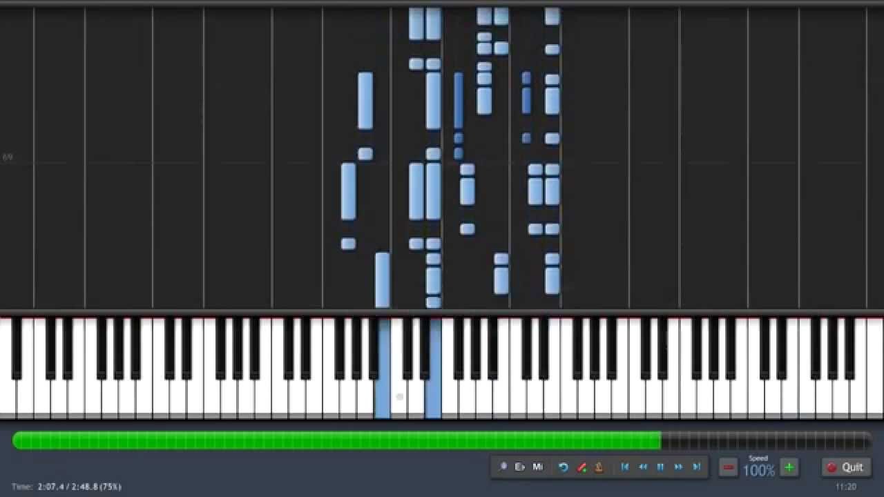 Halo   One Final Effort   Synthesia   Piano Tutorial