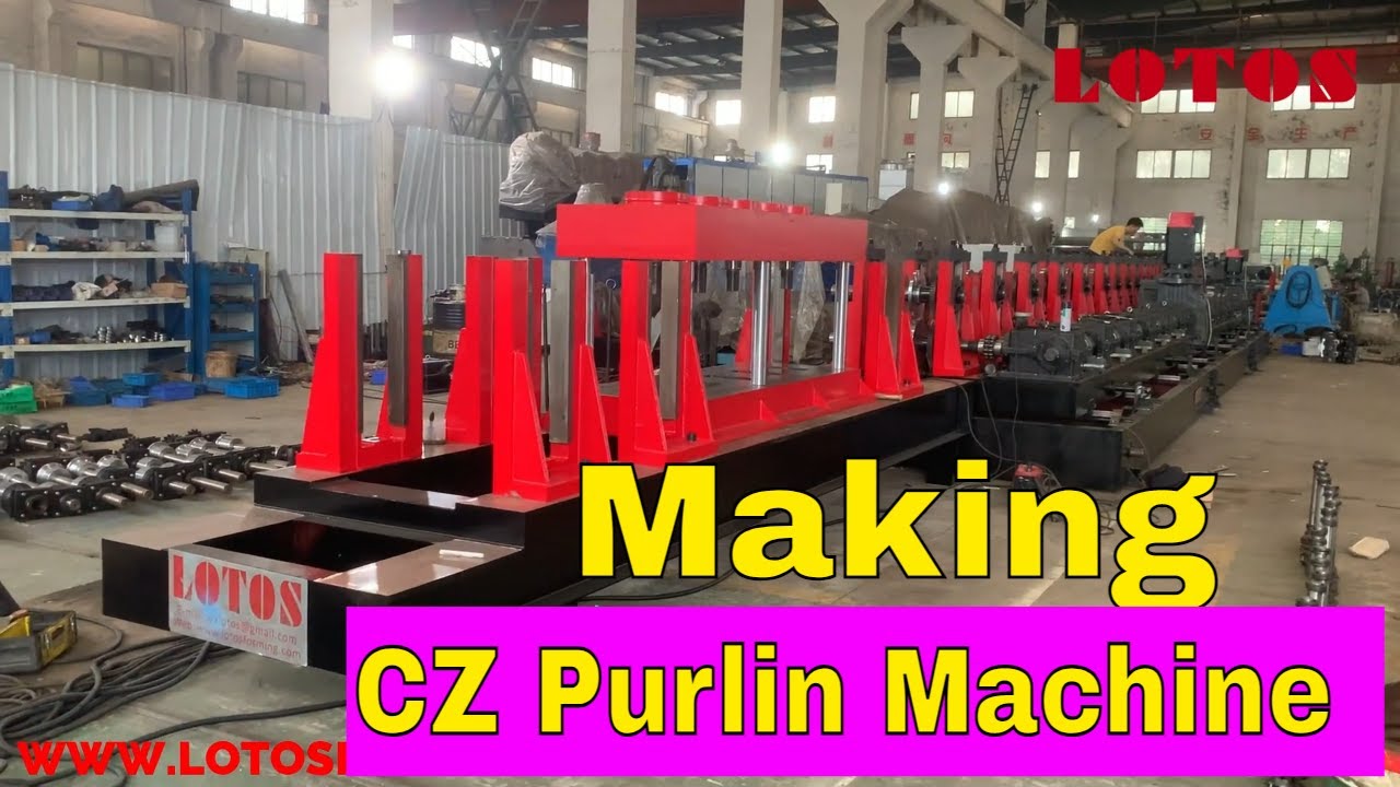 【CZ Purlin Machine 】: C purlin roll forming machine | Purlin Making Machine